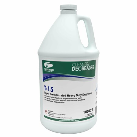 THEOCHEM Super Heavy Duty Degreaser Concentrate, 1 gal Bottle, Liquid, Blue, 4 PK 100478-99990-7G